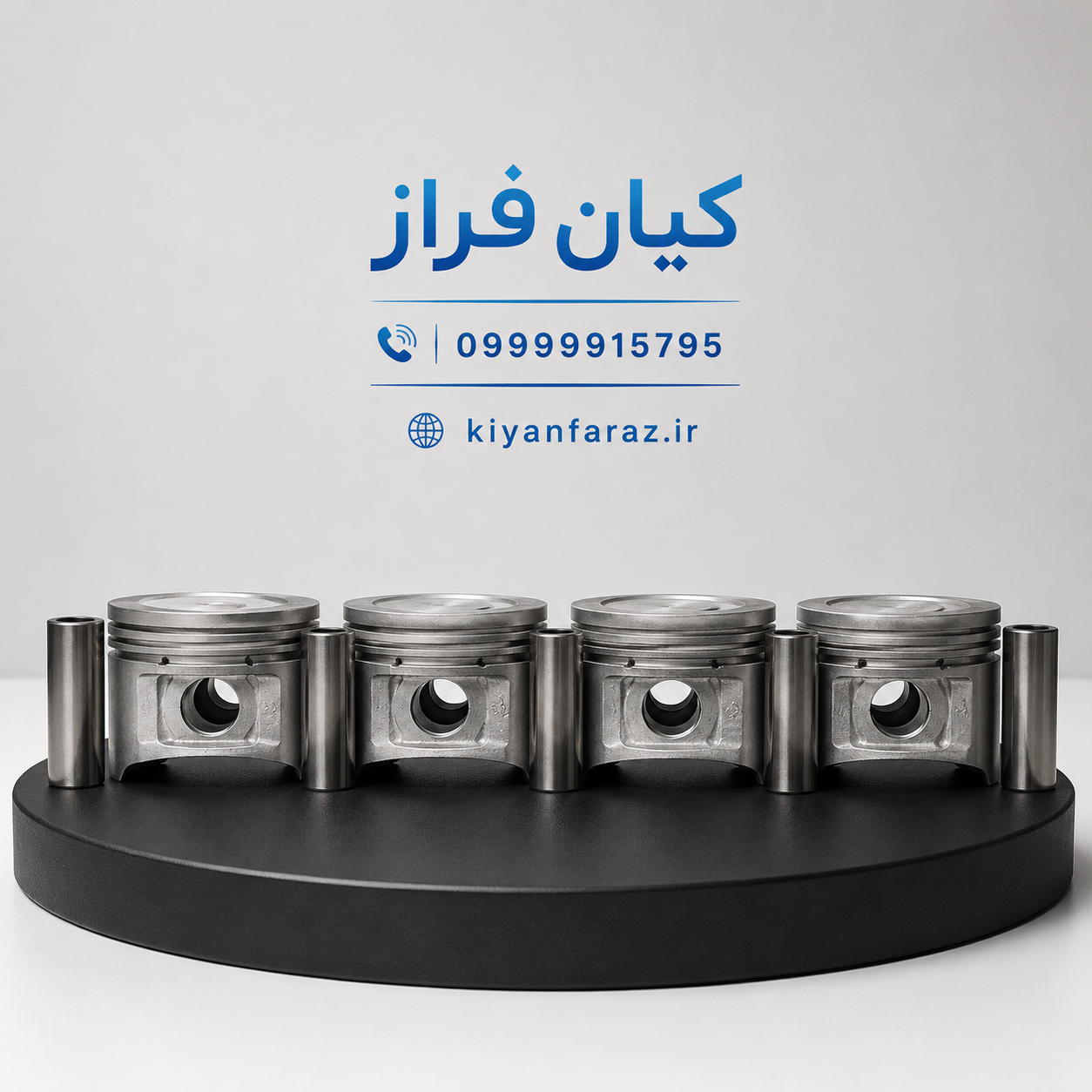 پیستون سایز 0.5 (تعمیر دوم) با گژن پین پژو 207 موتور TU5 JP4K (چهار عددی) ...