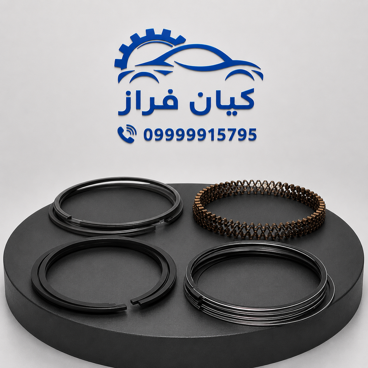 رینگ پیستون TP سایز 0.25 (تعمیر اول) پراید 141 یورو 4 برند عظام
