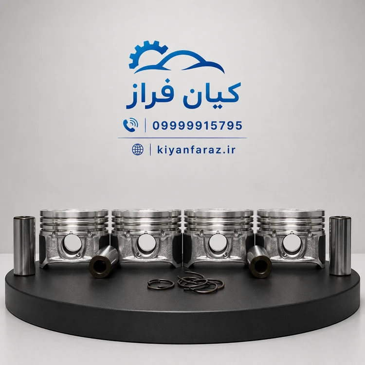 پیستون سایز 0.5 (تعمیر دوم) با خار و گژن پین موتور EF7 دنا پلاس (چهار ...