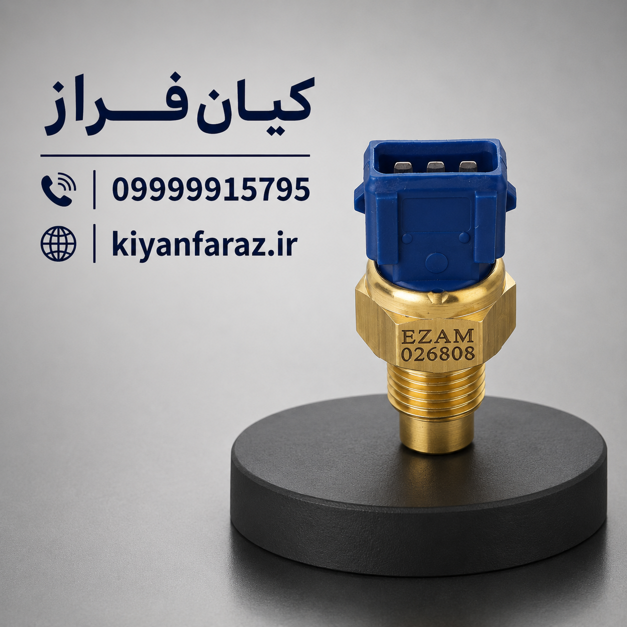 فشنگی (سنسور) دمای آب 3 فیش آردی RD برند عظام