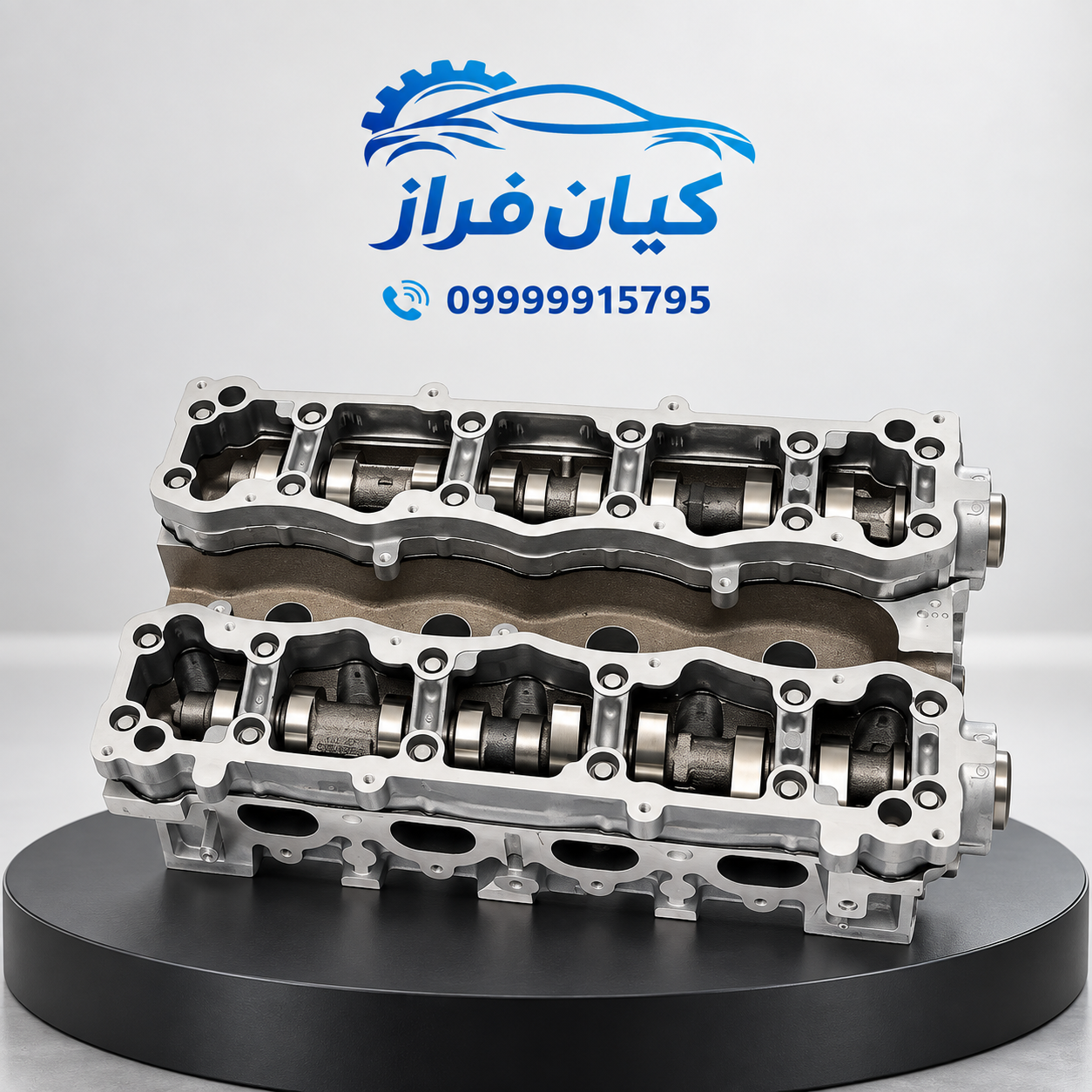 سرسیلندر کامل موتور TU5 JP4 پژو پارس کد 0910900701 برند ایساکو